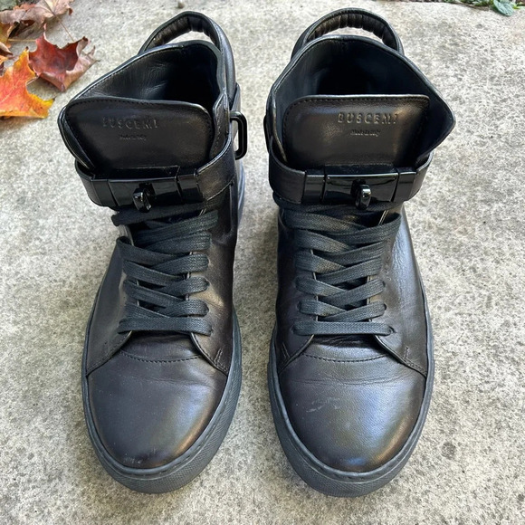 Buscemi Matte  Black 100mm sneakers, size 41 - Picture 4 of 10